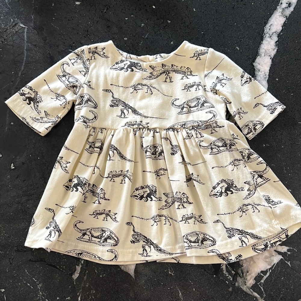 Little Baby Dino dress size 80